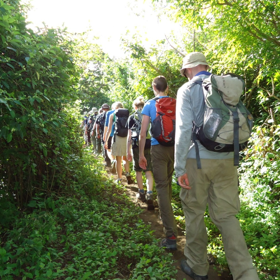 Trekking sui crateri del vulcano Mombacho