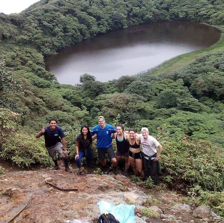 Volcano mades lagoon ometepe