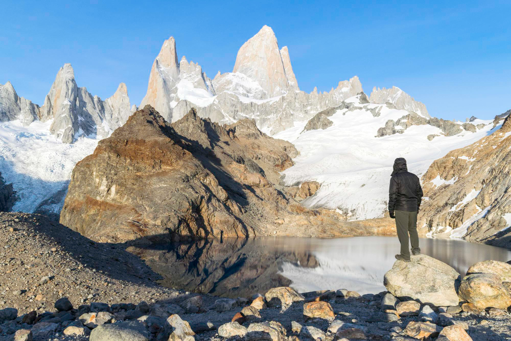 trkking in El chalten fitz roy